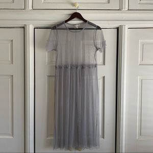 Sheer Gray Dress